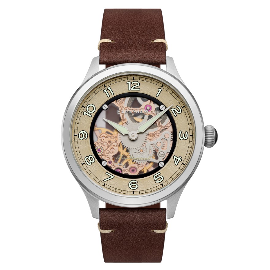 Thomas Earnshaw 43mm Men's Automatic Watch BARON ES-8189-01 - Click Image to Close